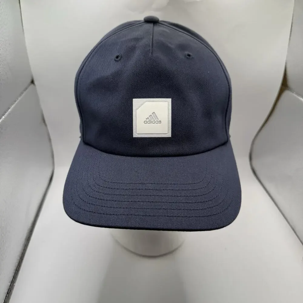 Addias Golf Hat Cap ADI Plaid Navy OSFM Snapback Golf Golfing Outdoors.